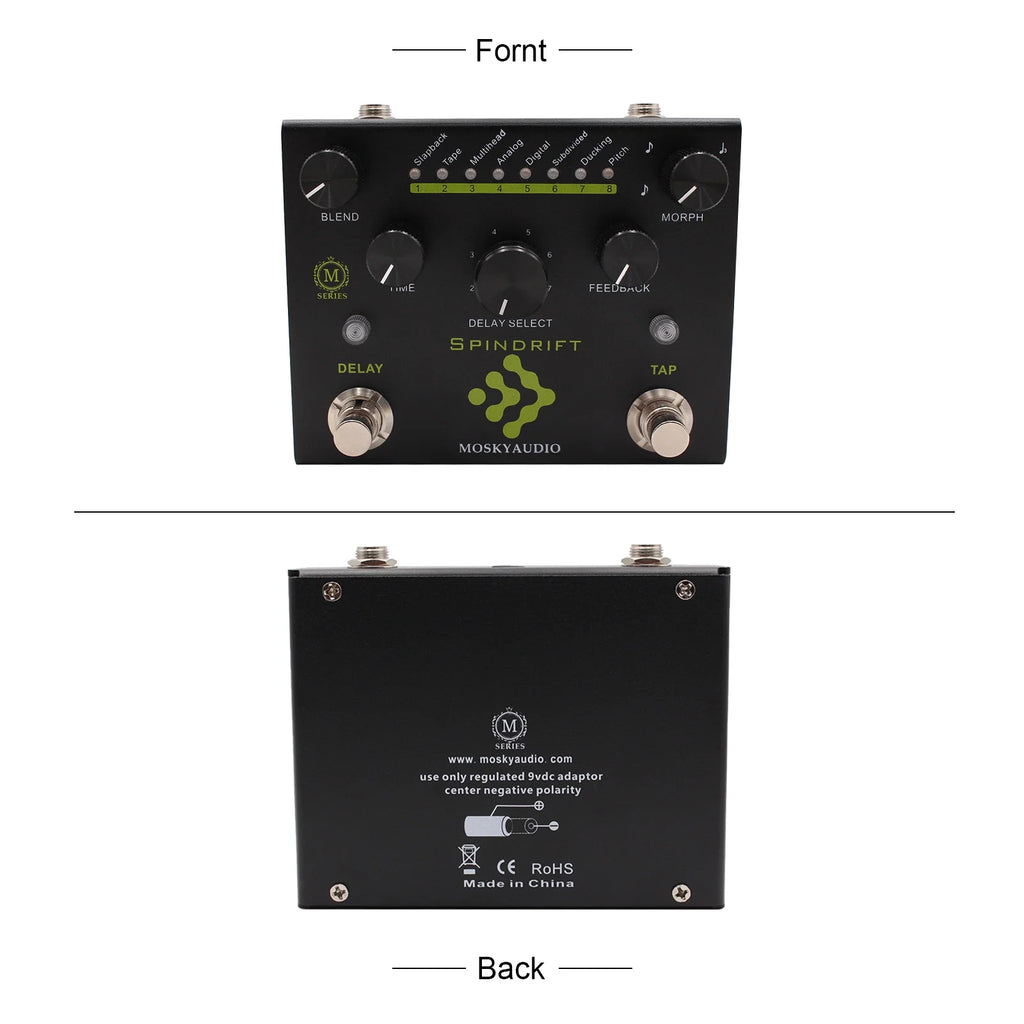 Guitar Pedal with 8 Mode Delay Selection Z46533