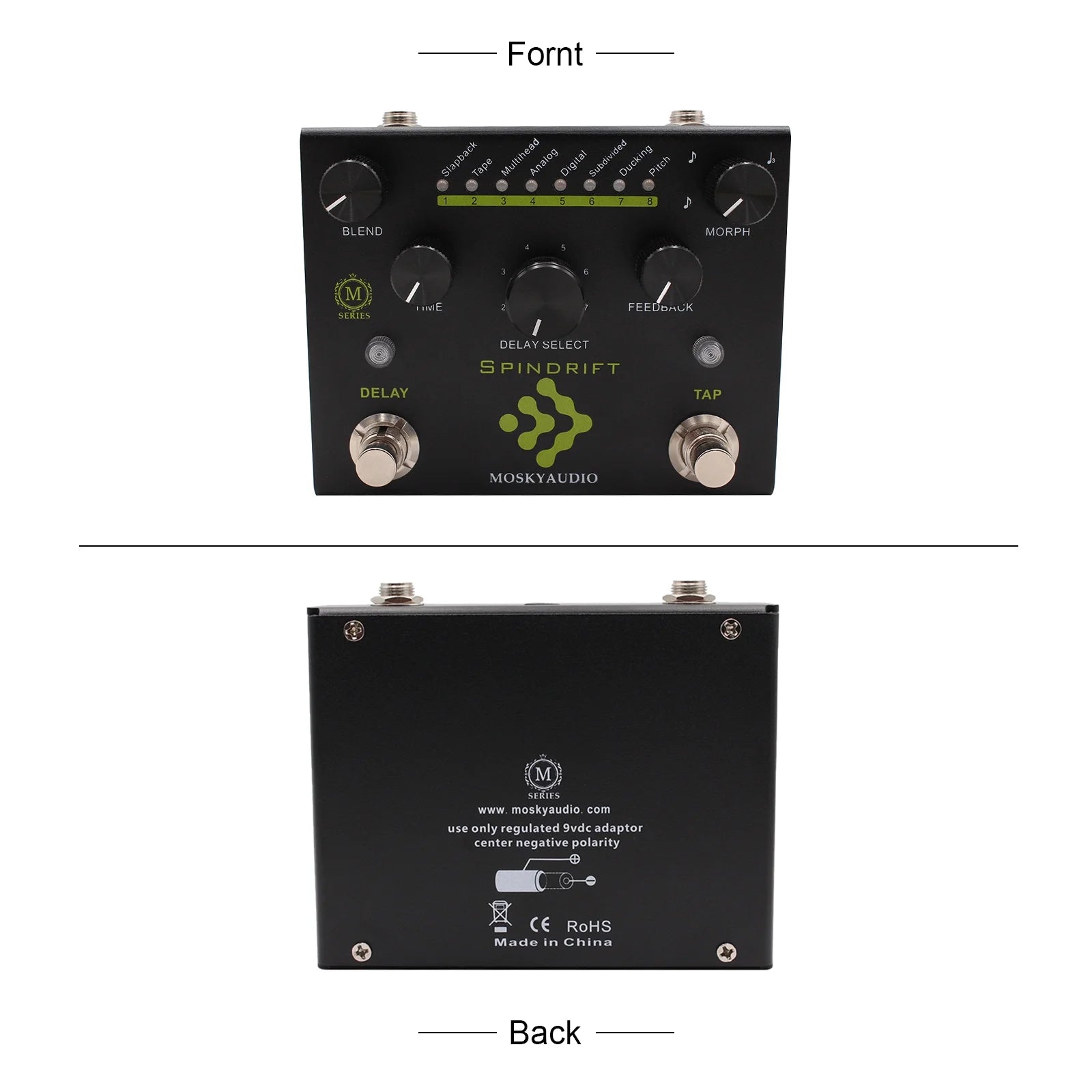 Guitar Pedal with 8 Mode Delay Selection Z46533