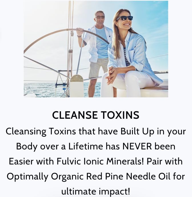 Fulvic Ionic Minerals X200 - BioActive Fulvic Acid, Humic Acid, Trace Minerals, Electrolytes & Essential Amino Acids - 5+ Month Supply L186604