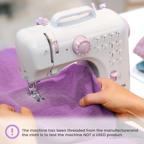 Mini Sewing Machine with 12 Built-in Stitches and Foot Pedal C726