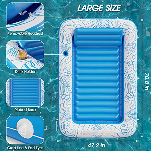 4 in 1 Inflatable Tanning Pool Lounger Float B6690