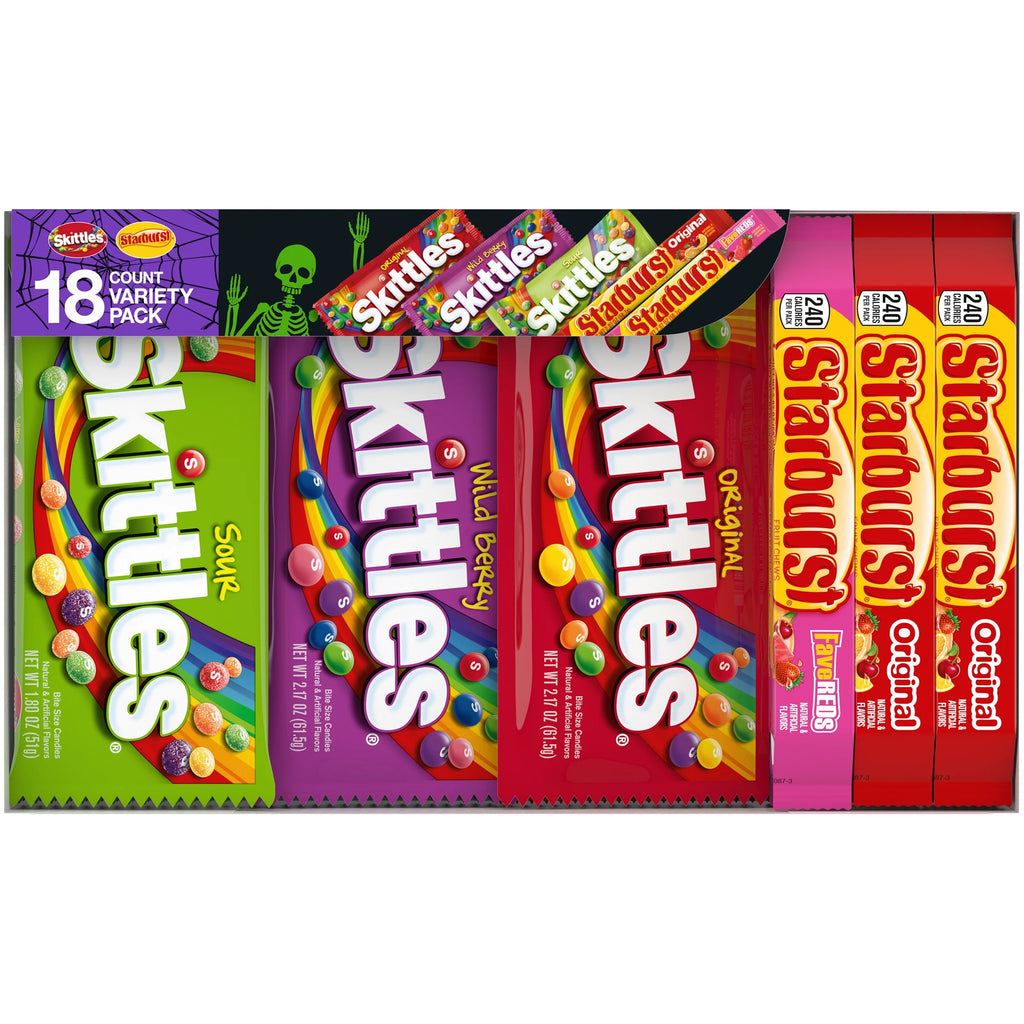 18 Count Mixed Chewy Candy Variety Pack O967307