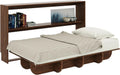 Twin Size Walnut Finish Murphy Bed Z8448