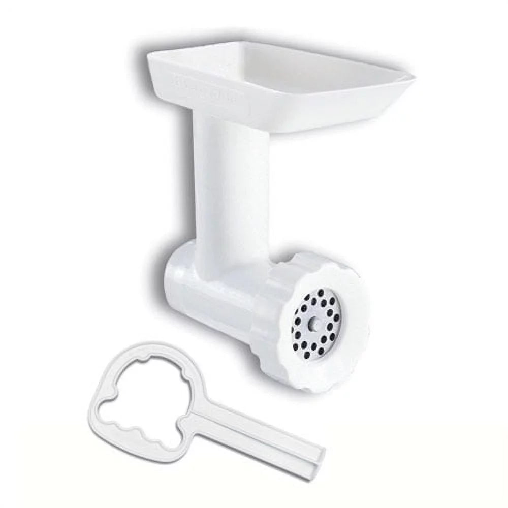 White Food Grinder Stand Mixer Attachment F93536