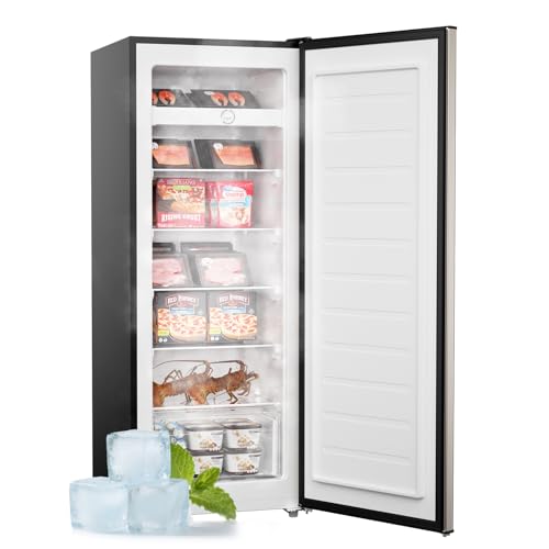 White 7.0 Cu.Ft Upright Freezer B28498
