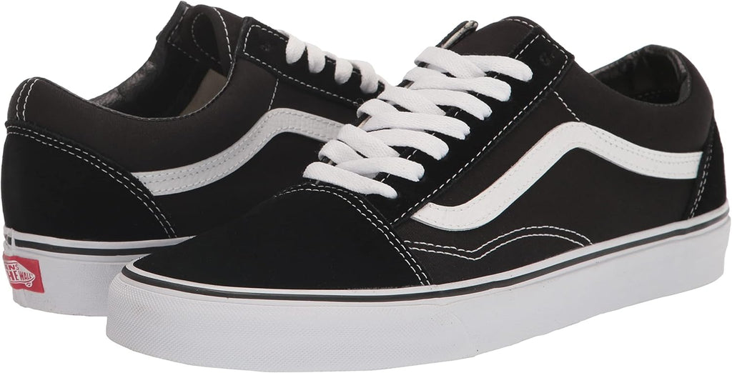Black/White Suede Canvas Shoes C16803