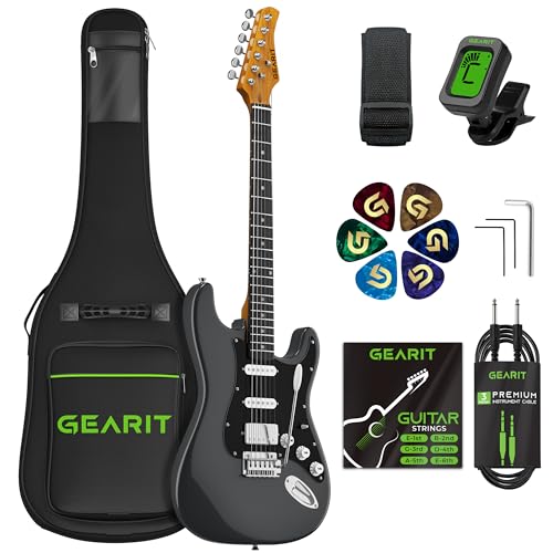 Metallic Gray 39in Full-Size Electric Guitar D64658