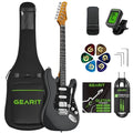 Metallic Gray 39in Full-Size Electric Guitar D64658