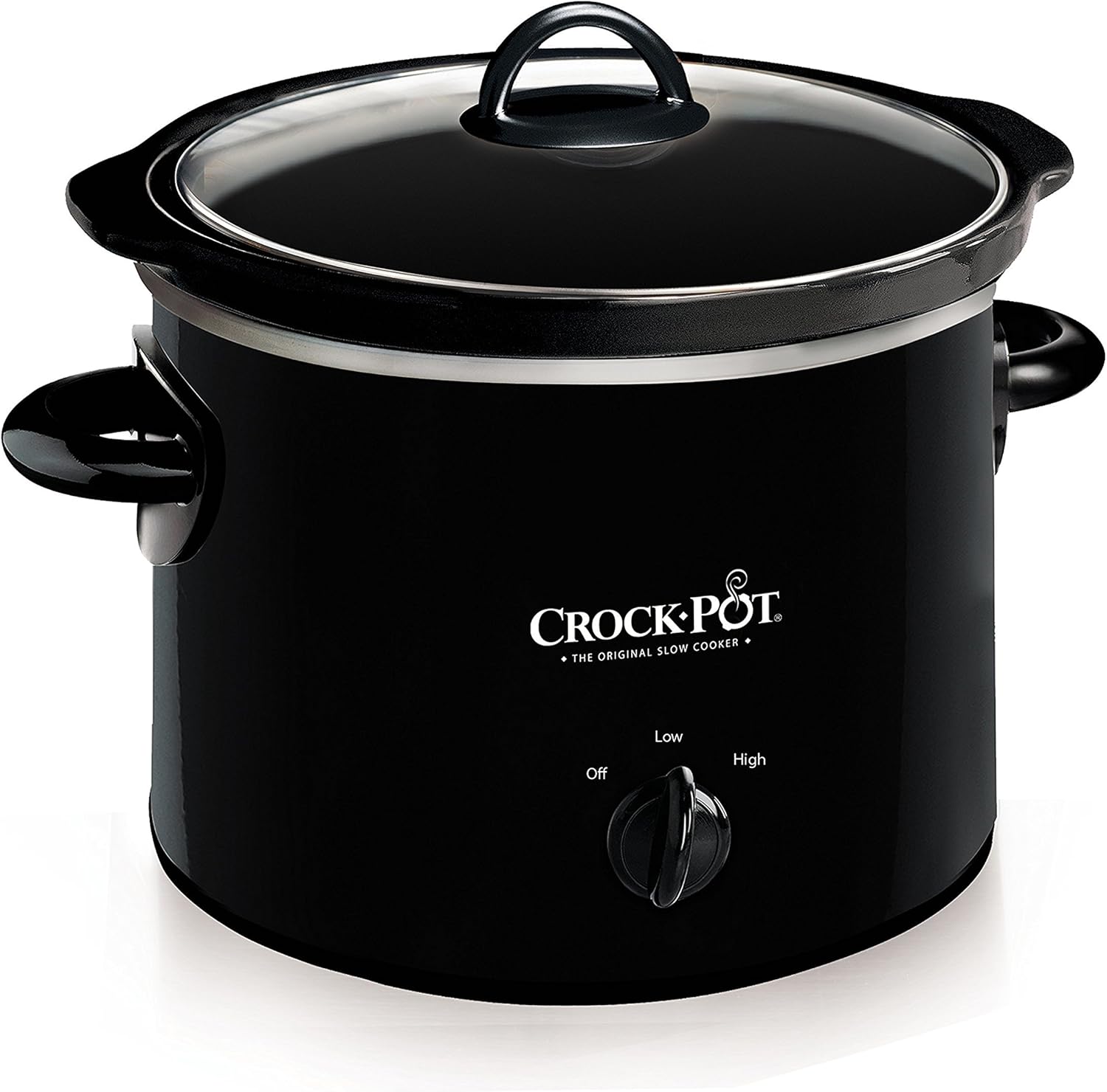 Black 2 Quart Manual Slow Cooker P70866