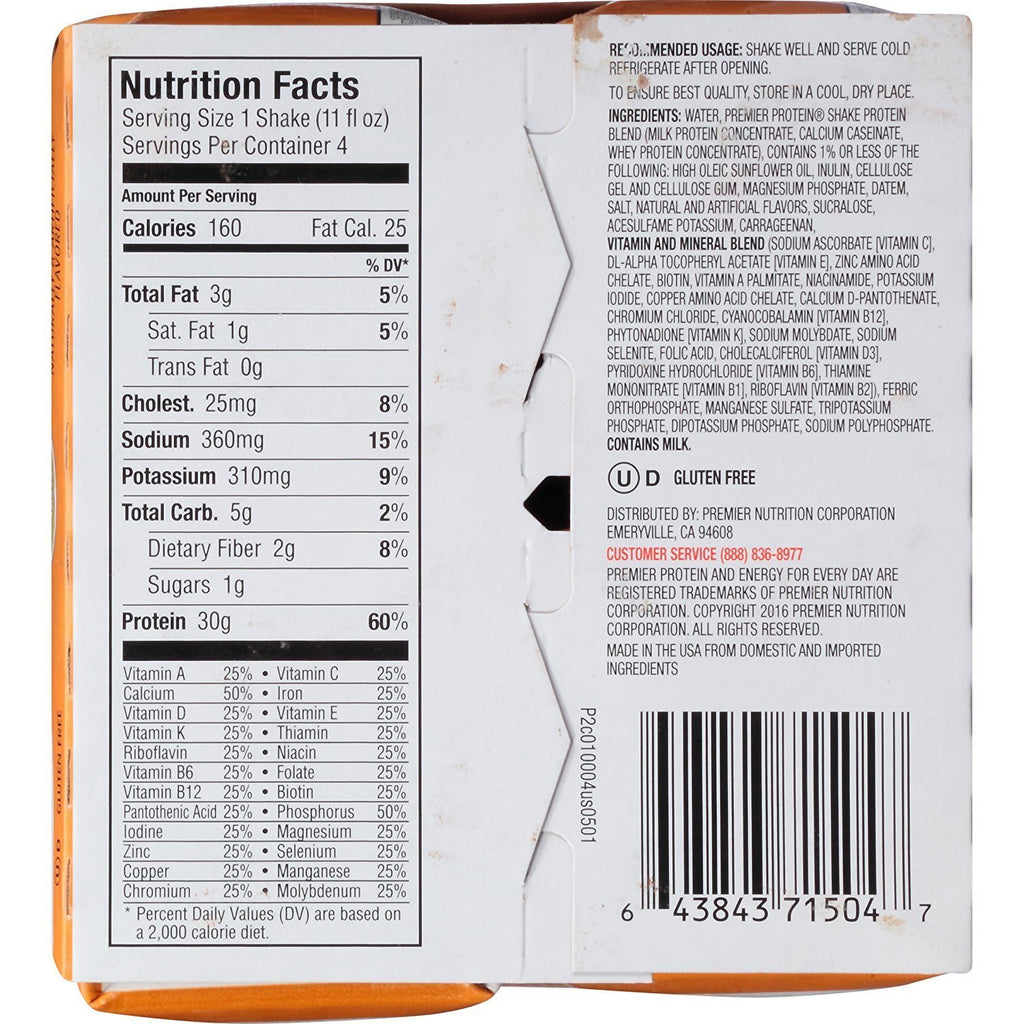 Caramel Protein Shakes, 11 Fluid Ounces, 8 Count J3768