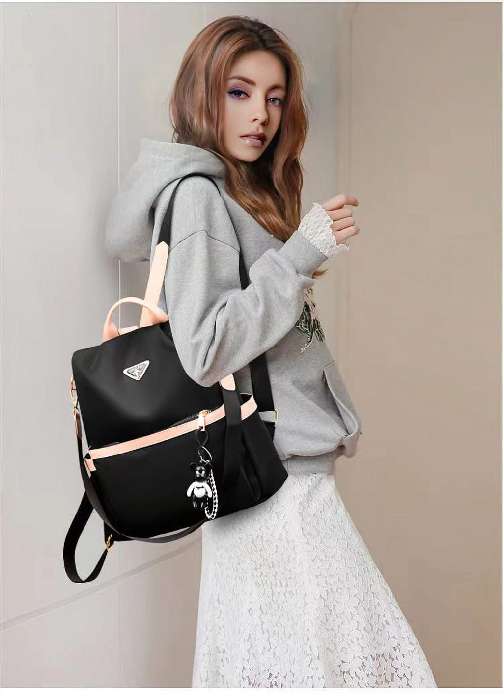 Small Nylon Anti-theft Travel Shoulder Bag V734