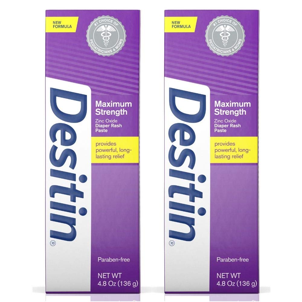 Baby Diaper Rash Cream with 40% Zinc Oxide (2 Pack) J37565