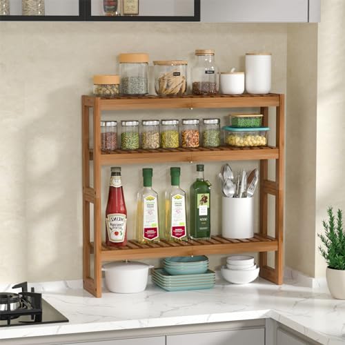 3 Tier Bamboo Bathroom Shelf U831