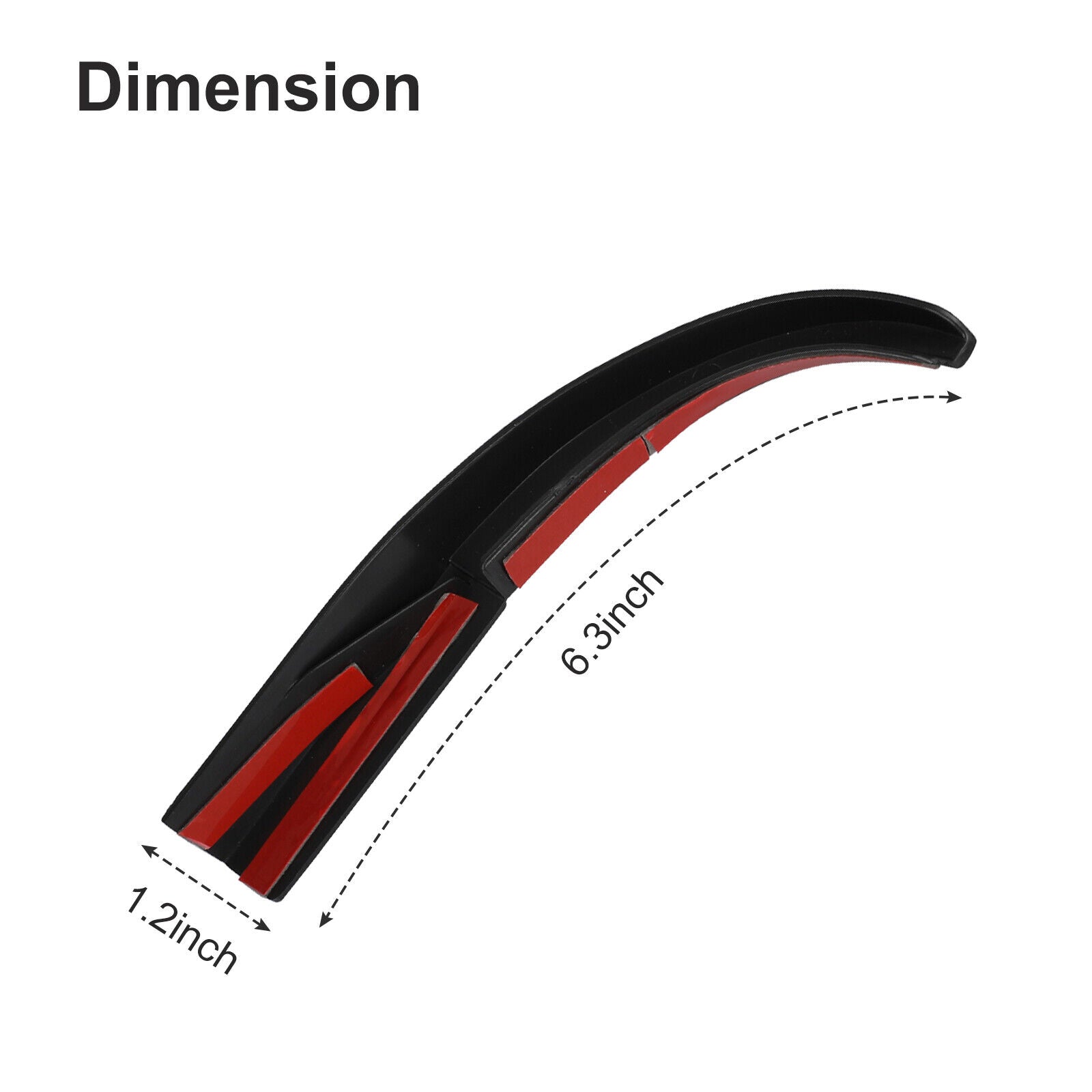Car Roof Water Rain Diverter Gutter Extension U731520