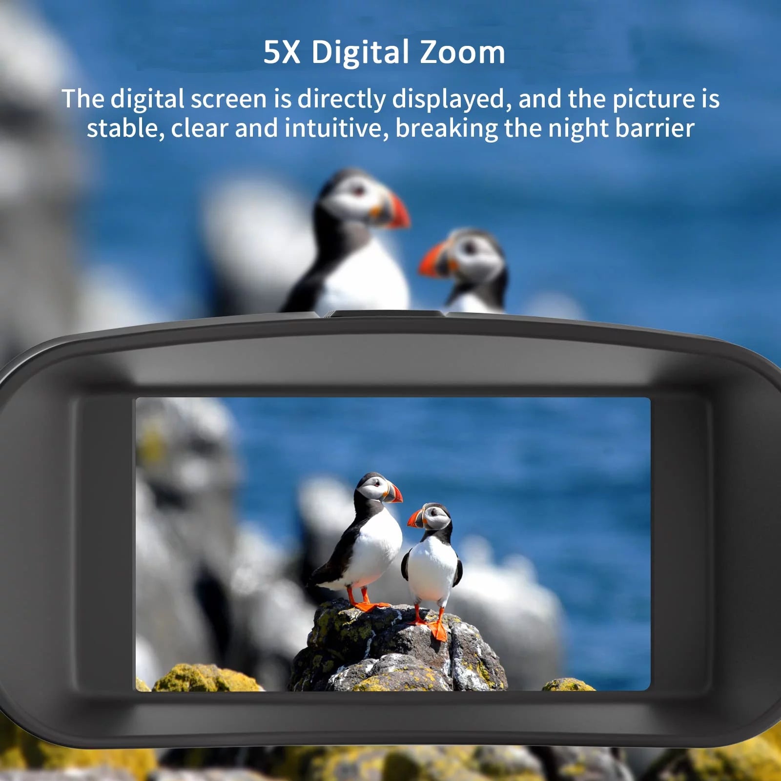 Night Vision Binoculars with 32GB SD Card 36MP 4K 5x Zoom A40557