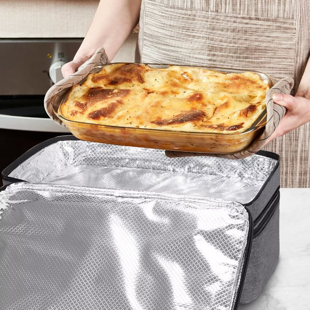 Grey Insulated Casserole Carrier W610704