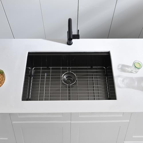30 Inch Black Undermount Workstation Kitchen Sink H6742