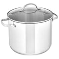Stainless Steel Stock Pot with Lid, 8 Quart Z2563