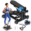 Adjustable Height Hydraulic Stepper with Resistance Bands & Non-Slip Mat V925891