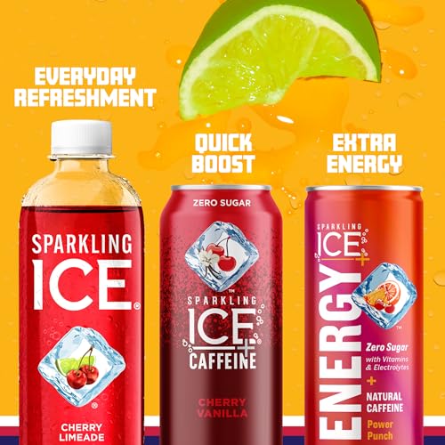 Black Raspberry Sparkling Water, 17 fl oz Bottles (Pack of 12) I288066