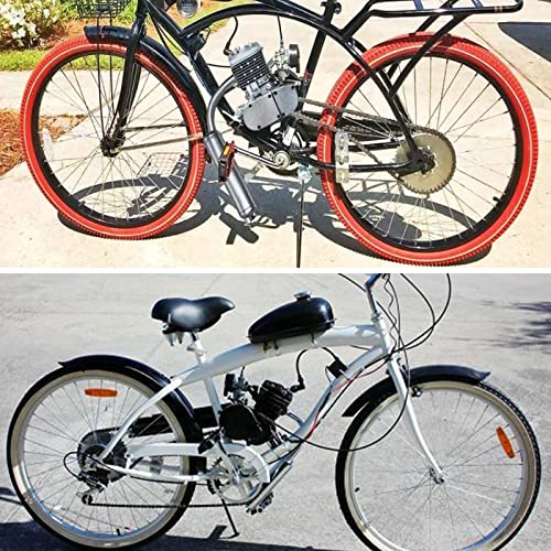 2-Stroke 100cc Gas Bicycle Motor Kit for 26" 28" V Frame Bikes D16646