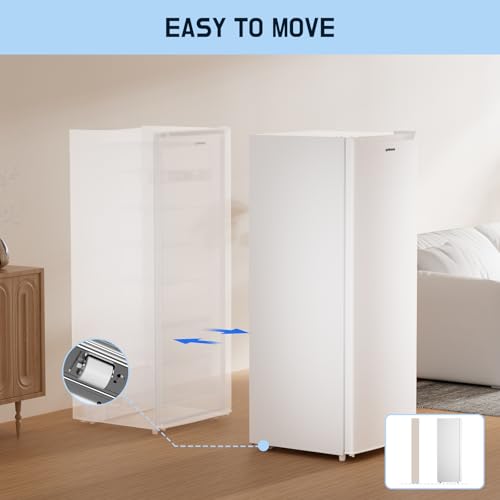 White 7.0 Cu.Ft Upright Freezer B28498