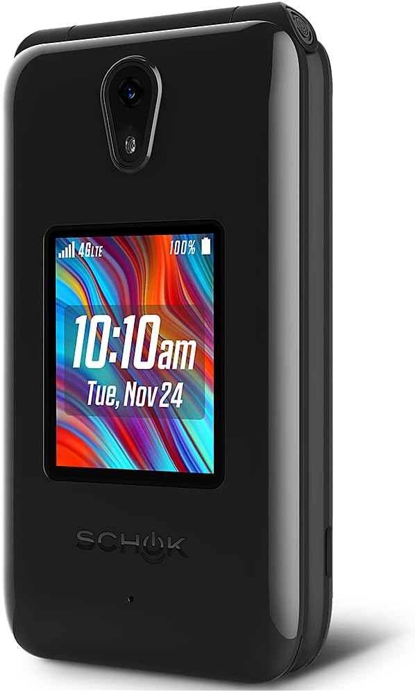 Black 4G LTE Flip Phone (8GB) X9325