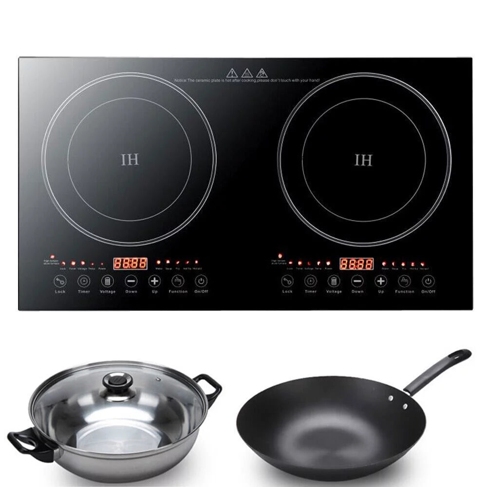 2-Burner Tempered Glass Induction Cooktop U5525