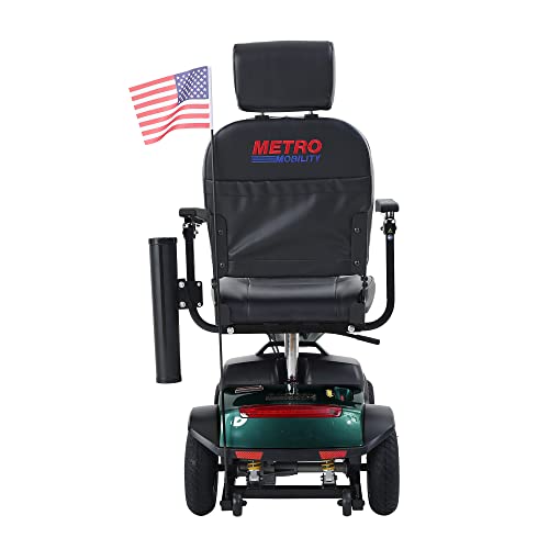 4-Wheel Electric Mobility Scooter with Rotating Swivel Seat, Red D2933