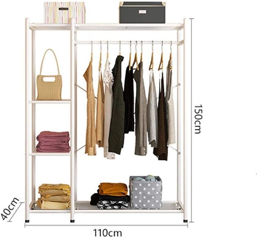 Wooden Coat Rack Stand with Shelves P16129