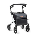 Upright Rollator Walker with seat, Lightweight Folding Walker with Large Shopping Bag R4744