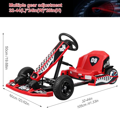 Red Electric Go Kart with 350w Motor M689