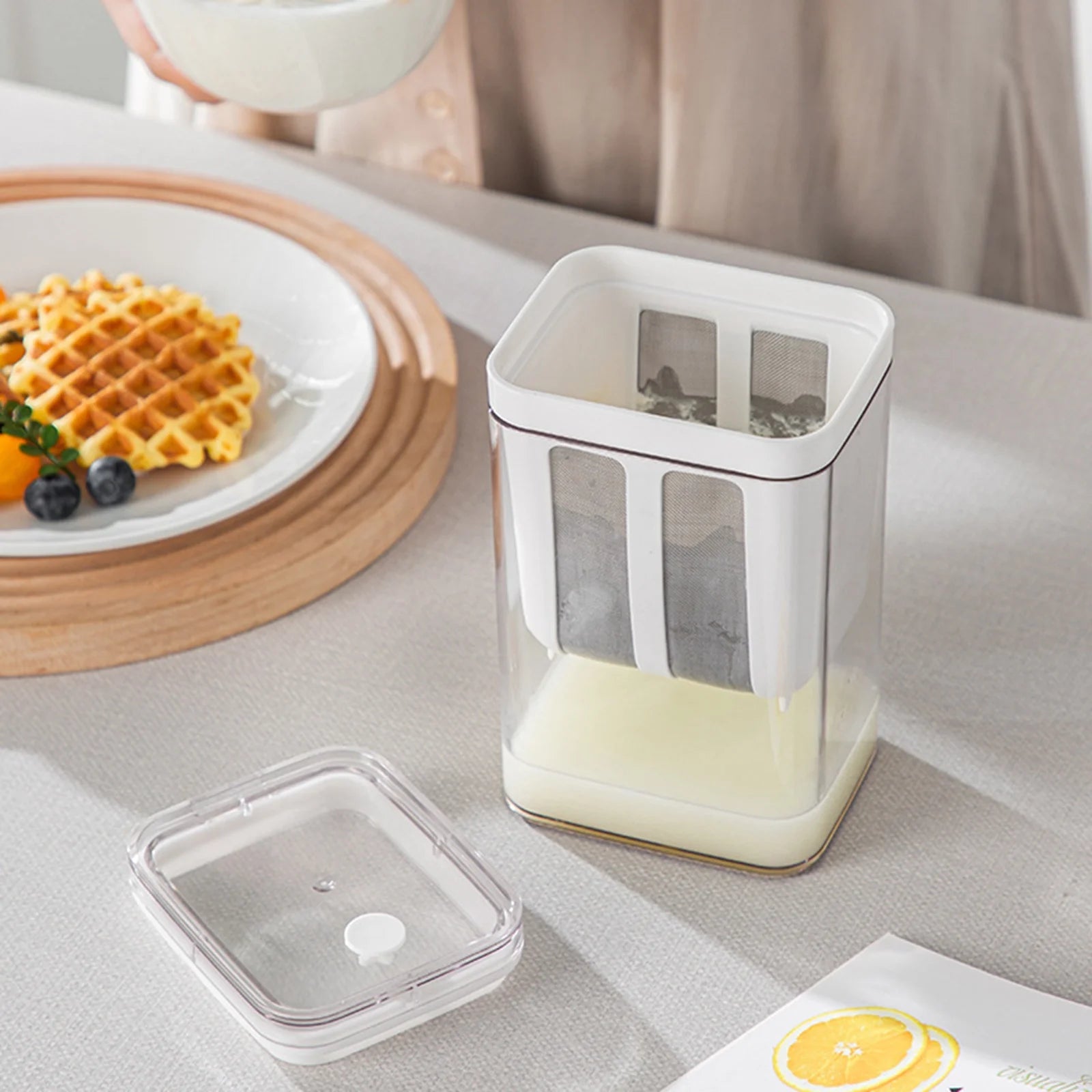 Yogurt Strainer with Stainless Steel Mesh K3566