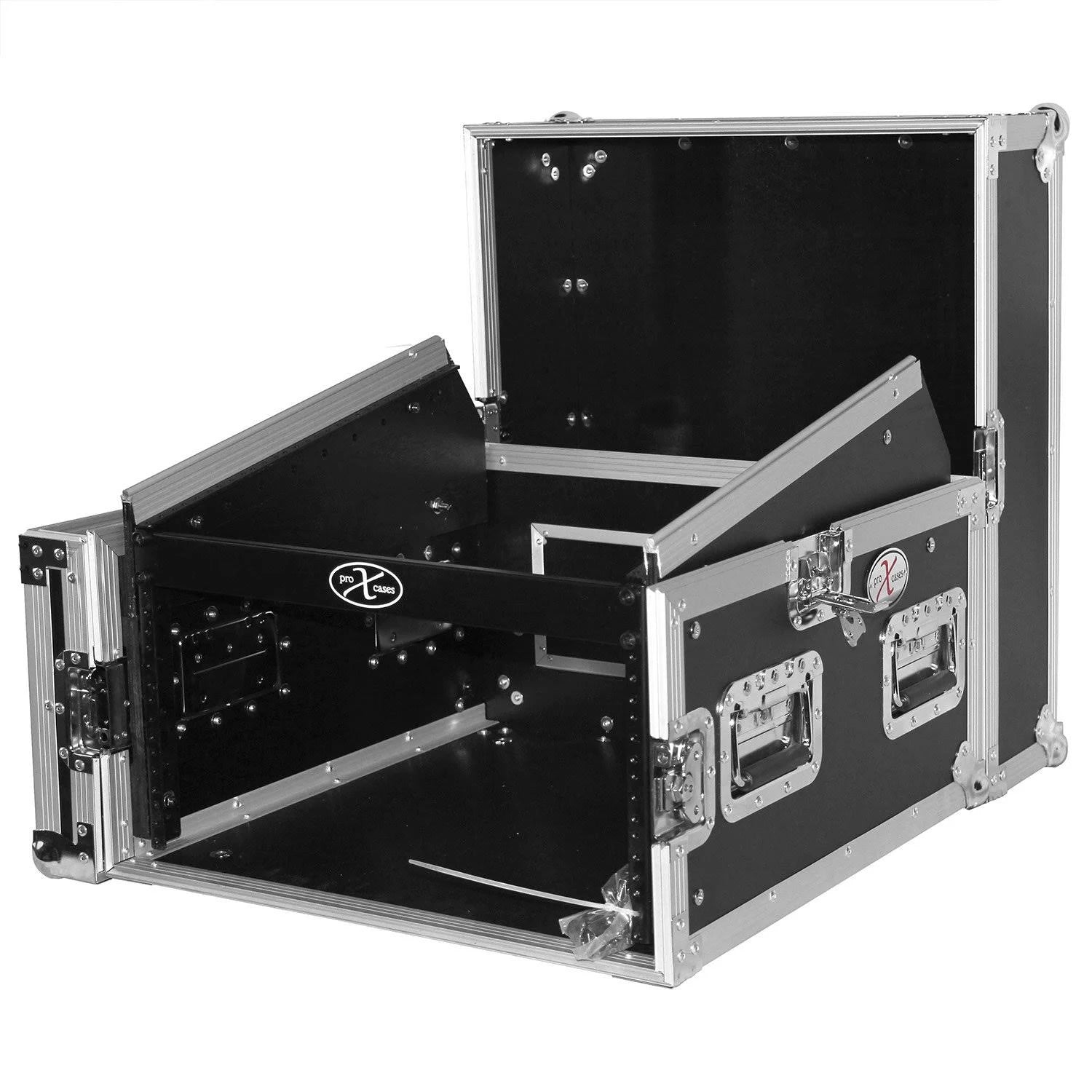 6U Rack x 10U Top Mixer DJ Combo Flight Case H77772