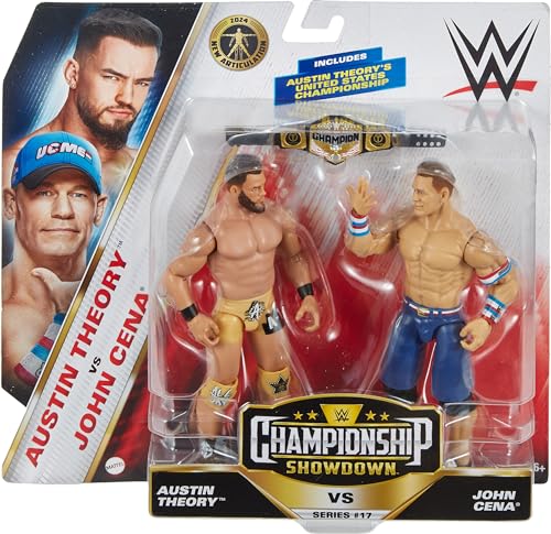 WWE Championship Showdown 2-Pack Action Figures & Accessory, Series #17, 6-inch H847
