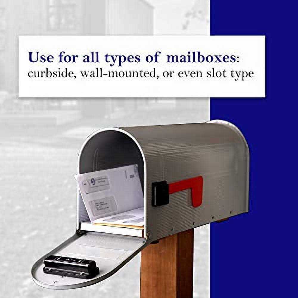 Mail Chime Mailbox Notification System with Wireless Transmitter & Audible Arrival Alert Receiver T65828