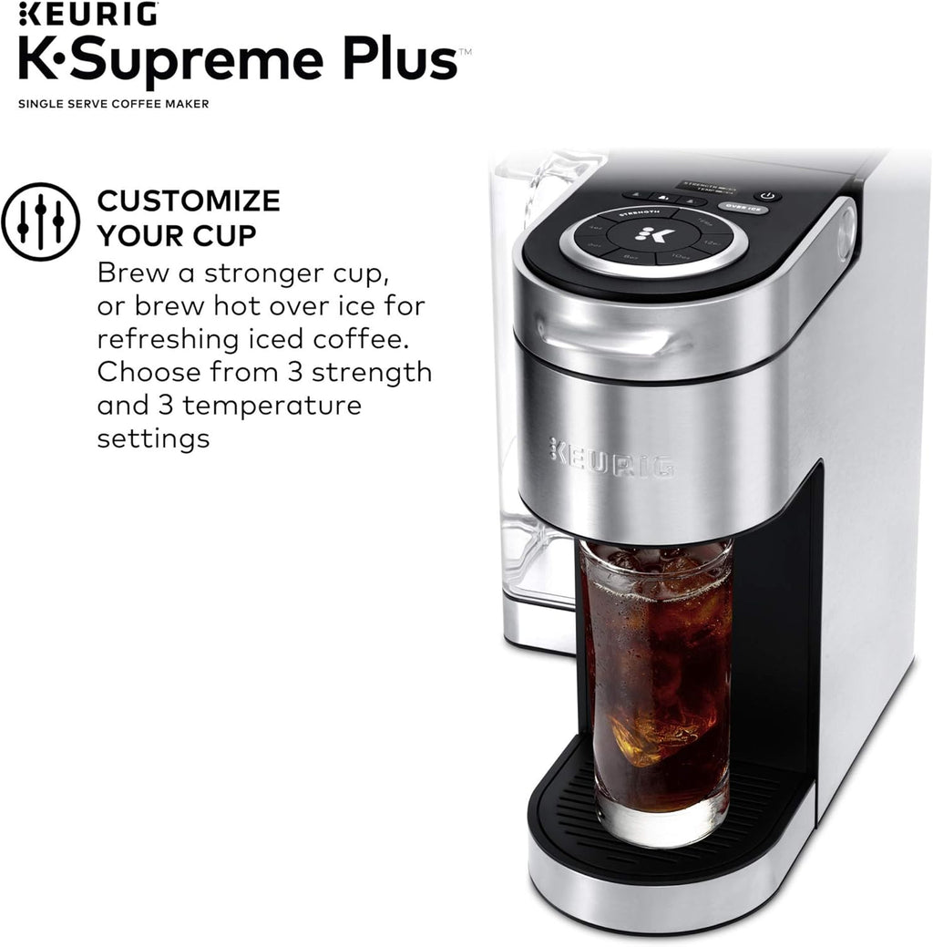 Stainless Steel Coffee Maker, 40 Count Variety Pack Coffee Pods U288