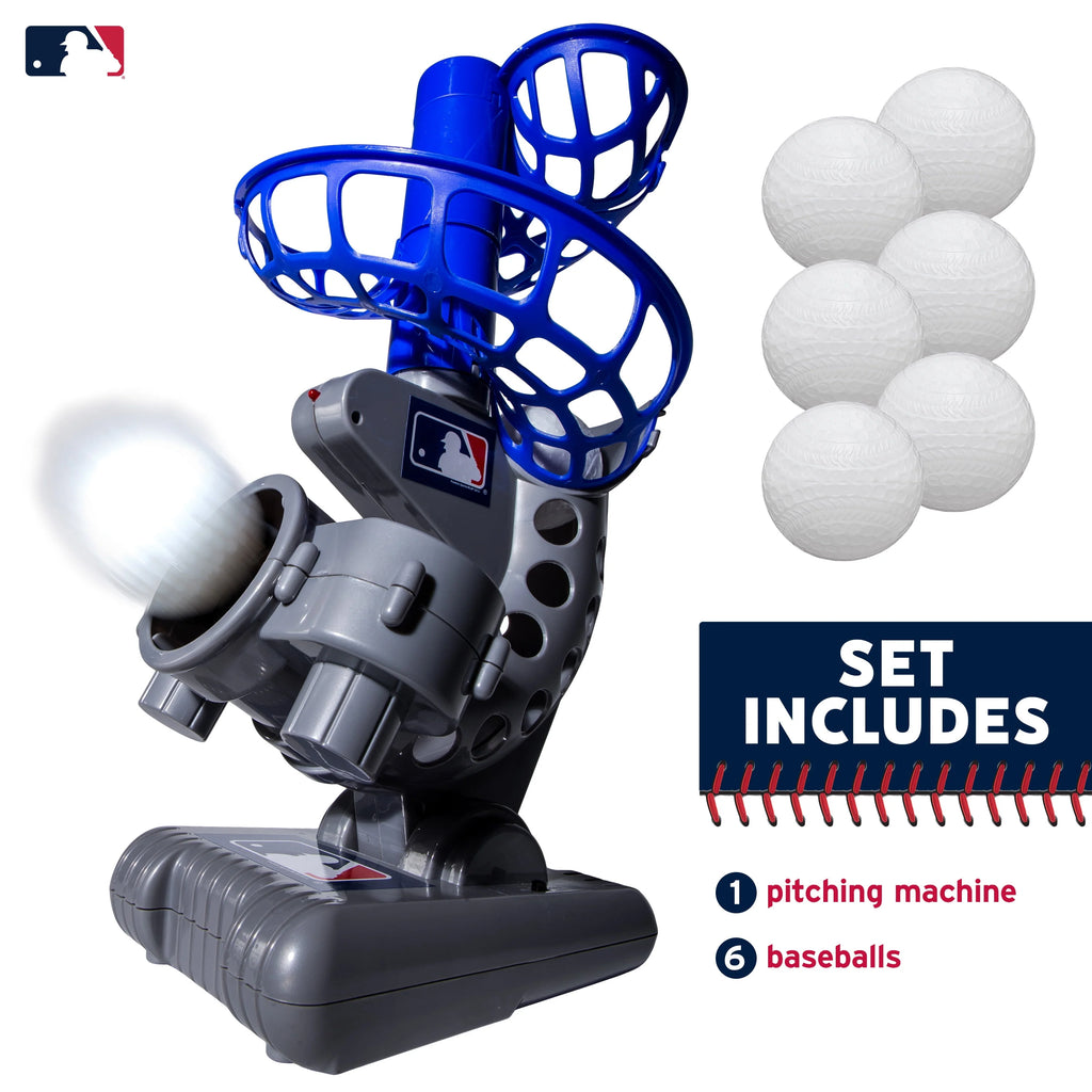 Kids Baseball Pitching Machine Height Adjustable with 6 Plastic Balls R654