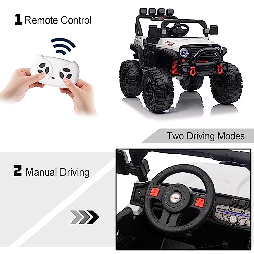 Black 24V Ride On Car with Remote Control E653289