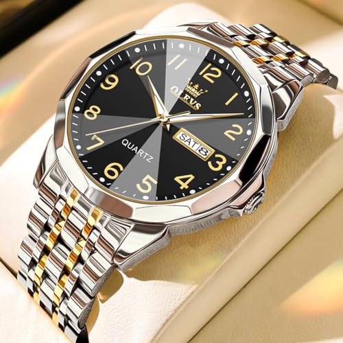 Minimalism Business Dress Analog Quartz Stainless Steel Waterproof Luminous Classic Date Men Wrist Watch E1439