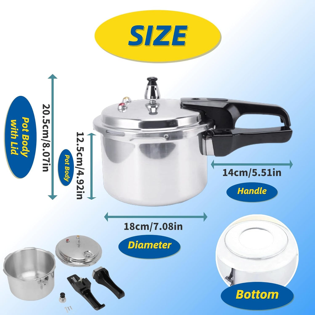 3L Stainless Steel Pressure Cooker O4856