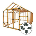 10 ft. W x 20 ft. D DIY Greenhouse Kit V825
