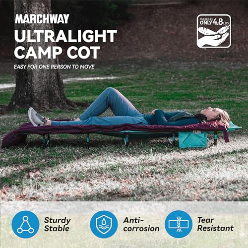Ultralight Folding Camping Cot Bed (Grey) S23969
