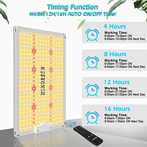 1000W LED Grow Light Full Spectrum with Timer H4417