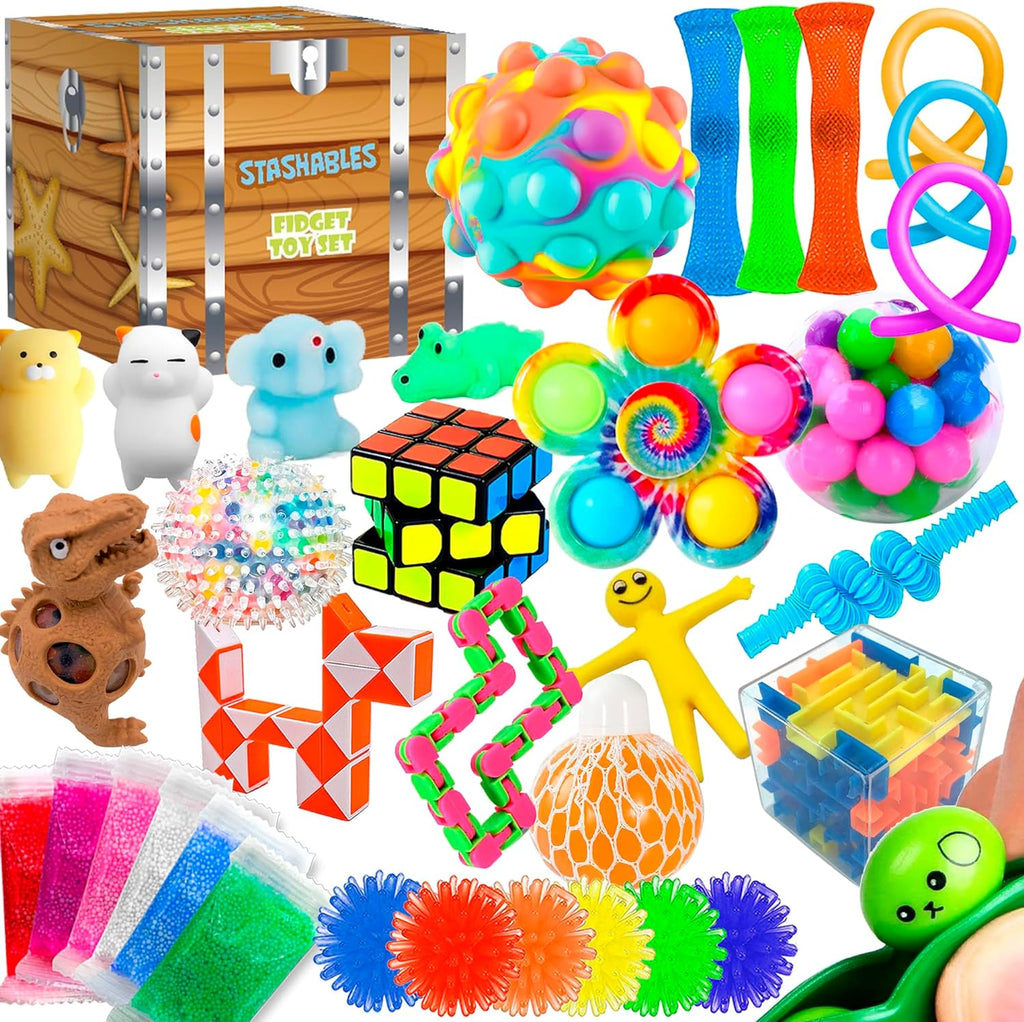 35pcs Fidget Toys Pack with Stress Balls and Fidget Cube Z5327
