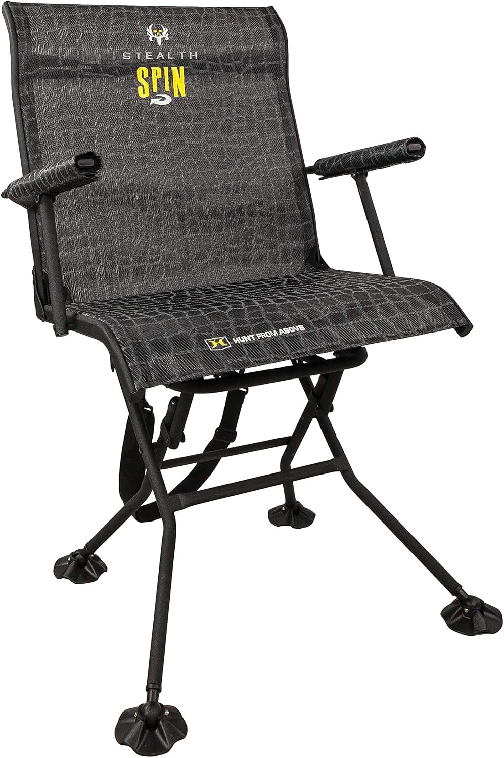 Black Swiveling Portable Chair A3325
