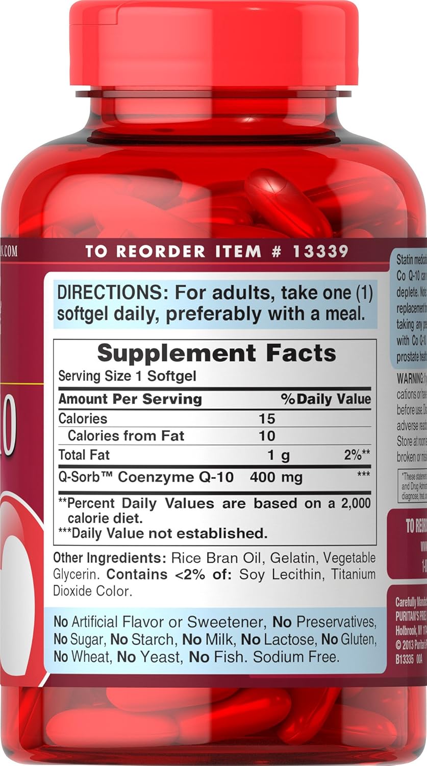 400 Mg CoQ10 Softgel, 120 Count X434861