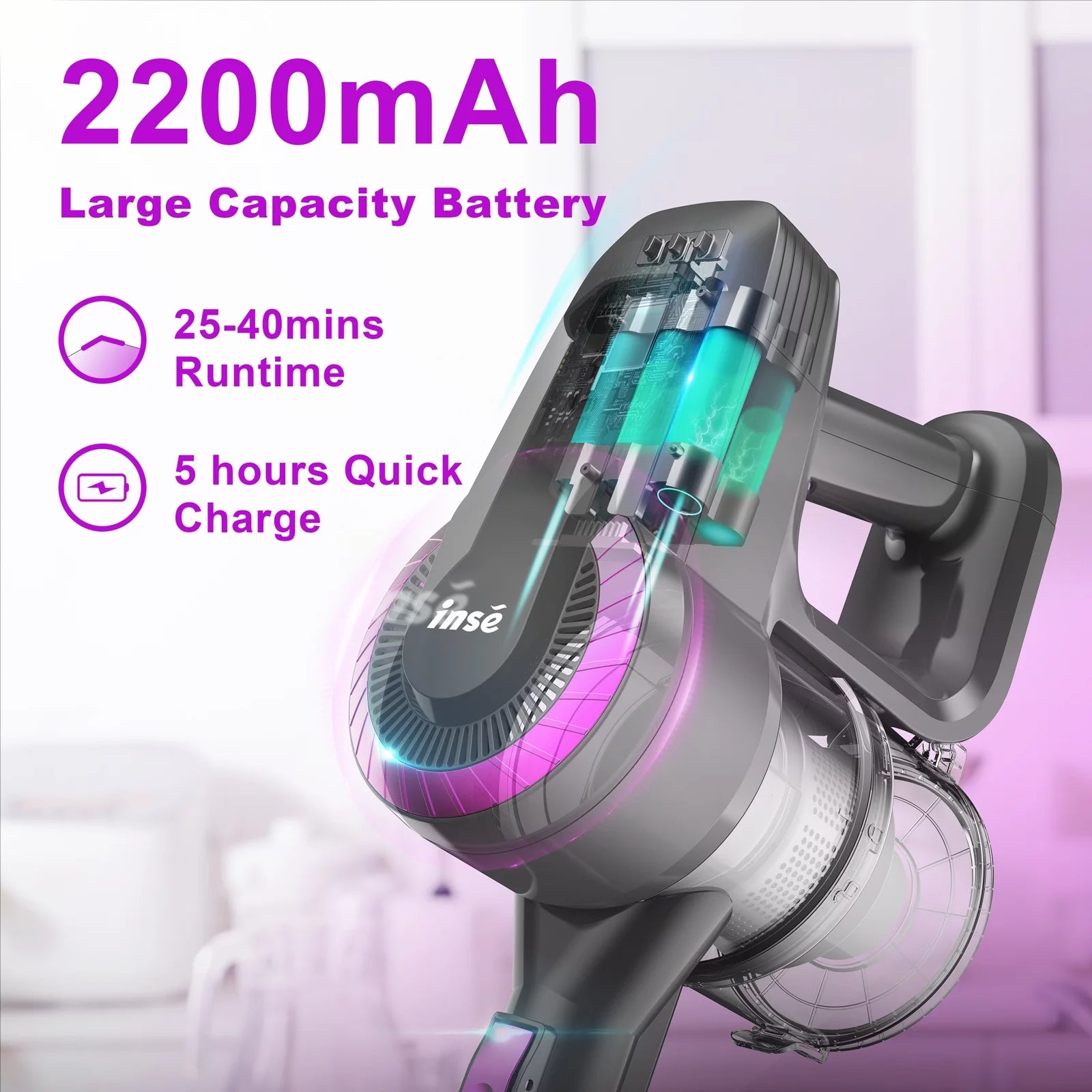 Cordless Stick Vacuum Cleaner O16664