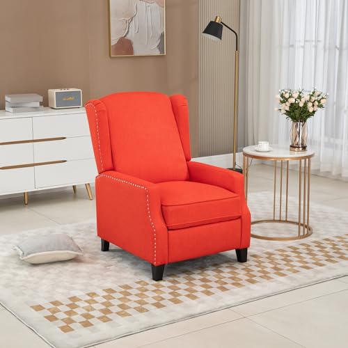 Red Adjustable Wingback Recliner Chair I512008