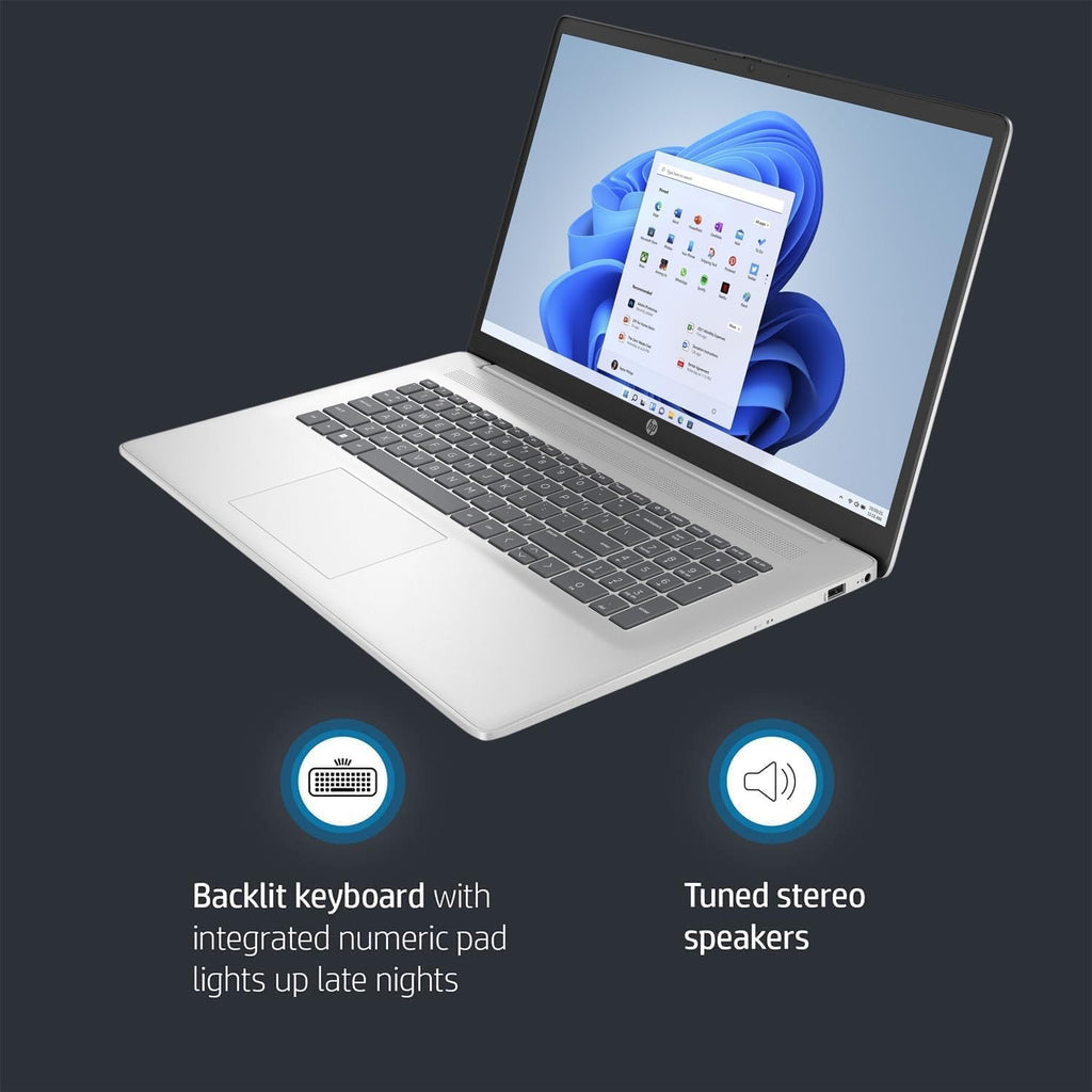 17.3" IPS FHD Laptop, 13th Intel i5-1335U, 32GB RAM, 1TB SSD, Silver V18569